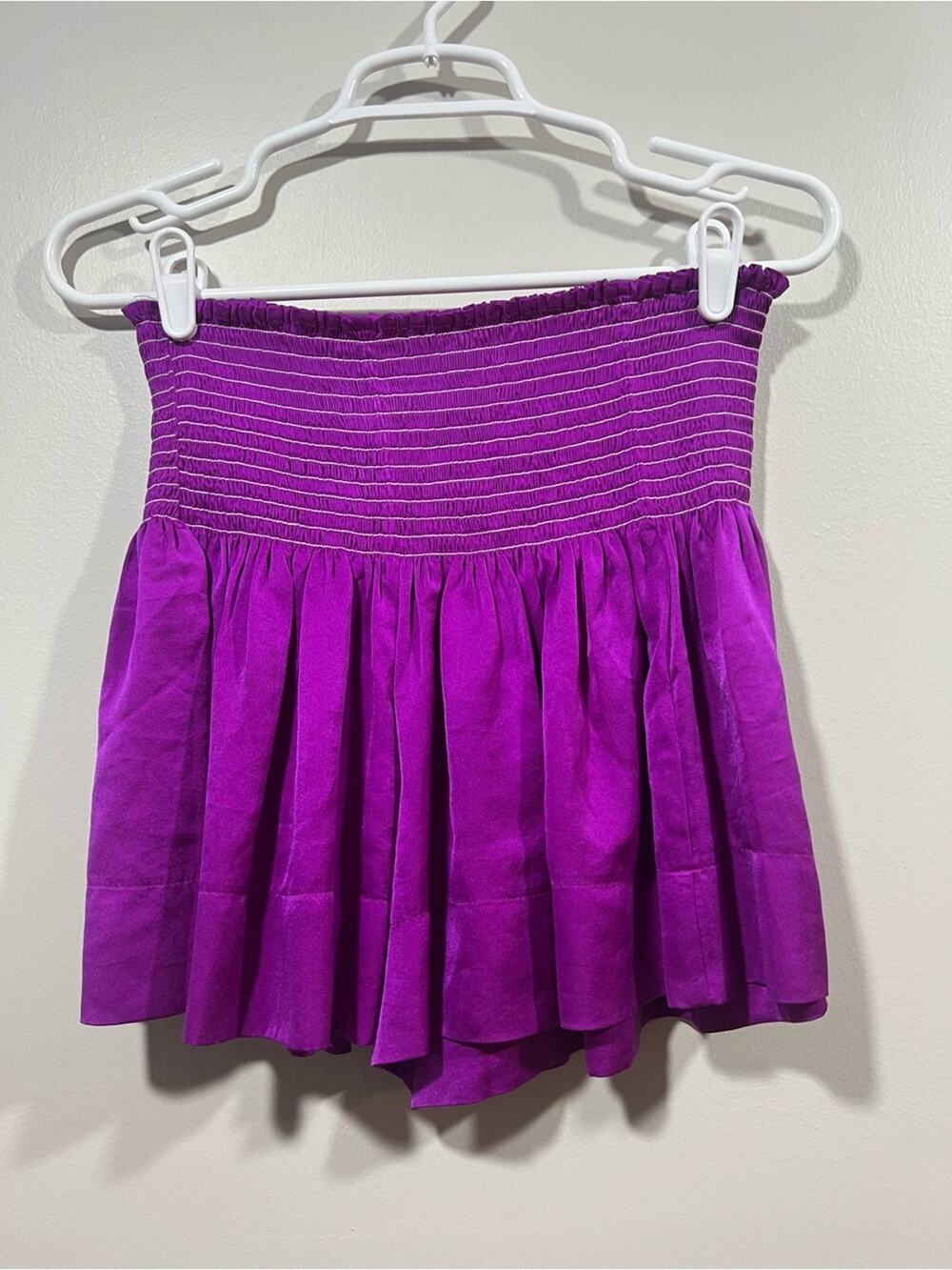 Koch Purple Women's Smocked Waist Shorts